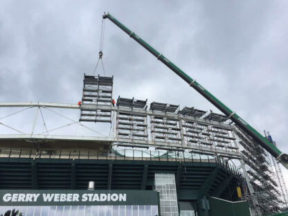 Referenzprojekt: Ingenieure Tomshöfer & Partner (Hängegerüstkonstruktion in Modulbauweise)